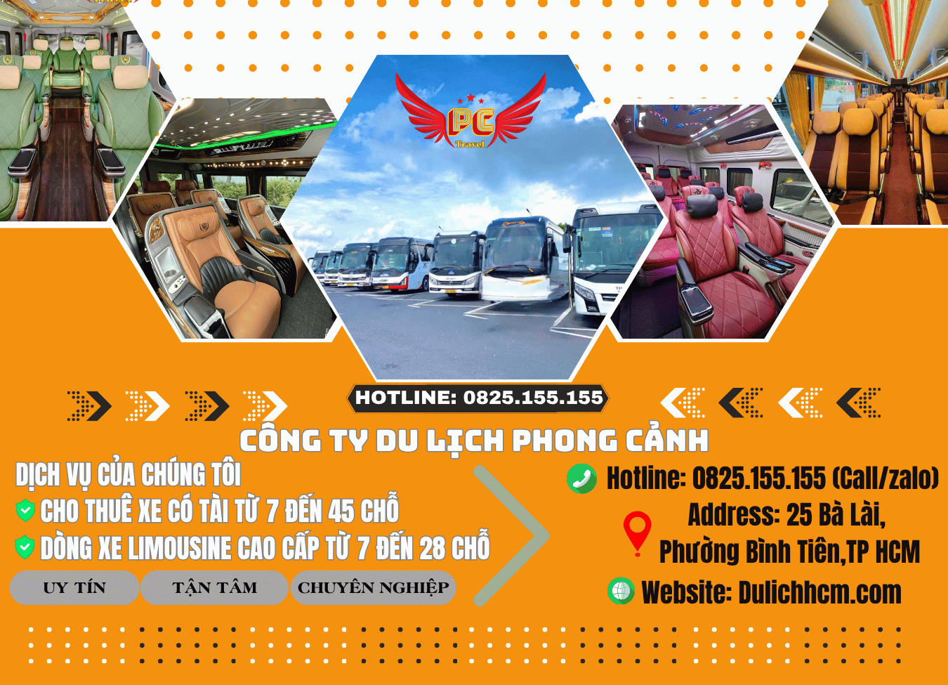 THUÊ XE PHONG CẢNH